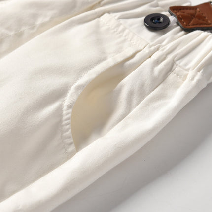 Set Formal para Niño con Camisa, Tirantes y Pajarita – Azul