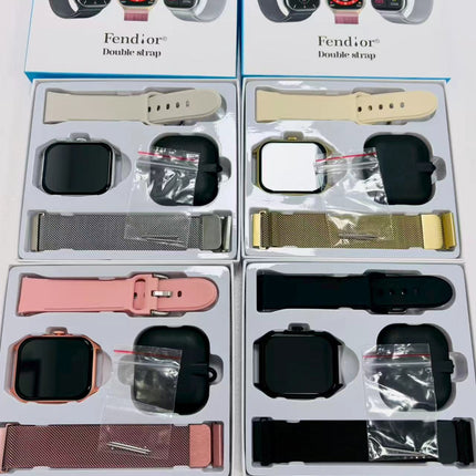 Smartwatch GTS4 Unisex 2.01" Acero Inoxidable, Impermeable IP68, Fitness Tracker, Llamadas BT, Ritmo Cardíaco, Carga Inalámbrica