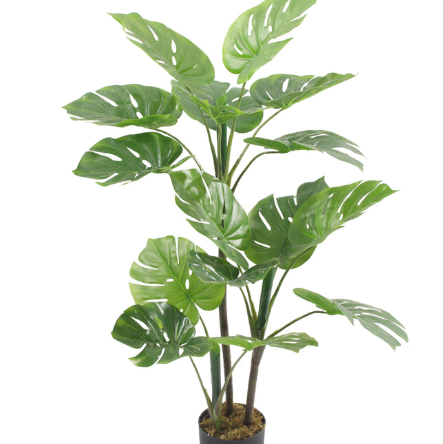 Planta Artificial de Monstera DREA con Maceta, Artificial Realista