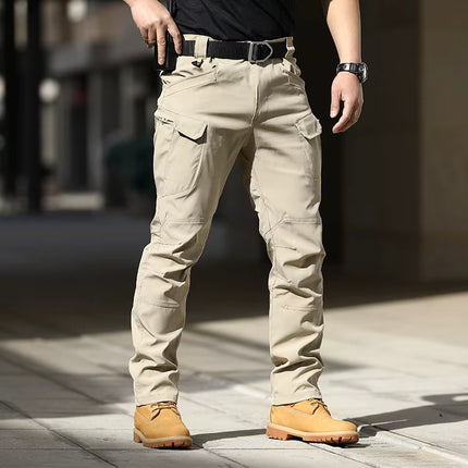 Pantalón táctico/ Cargo de Trabajo con Corte Regular y Múltiples Bolsillos Funcionales