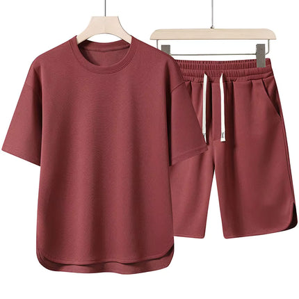 Set de 3 Conjunto Casual de Dos Piezas para Hombre, Transpirable, Secado Rápido y Antipolvoste