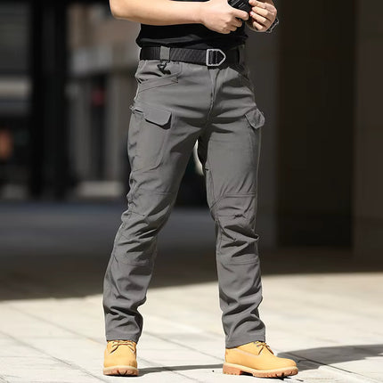 Pantalón táctico/ Cargo de Trabajo con Corte Regular y Múltiples Bolsillos Funcionales