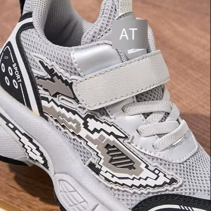 Zapatillas Infantiles Deportivas Transpirables con Cierre Ajustable