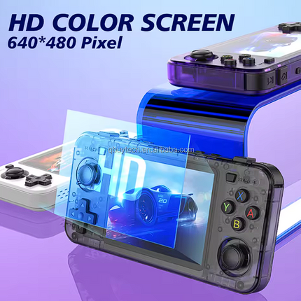 Consola Portátil ArkOS 2.0 R36H, Pantalla IPS de 3.5", Resolución 640×480, Batería 3000mAh, 10+ Emuladores, Compatible con PS1