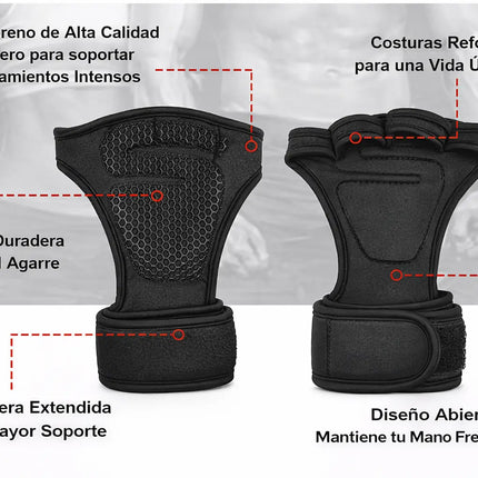 Soporte de Muñeca y Palma con Alta Compresión Antideslizante