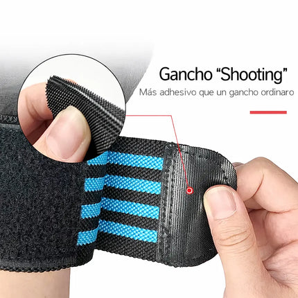 Guantes de Gimnasio Medio Dedo con Soporte de Muñeca y Palma Antideslizante