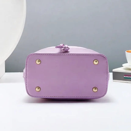 Cartera Bucket Femenina, Impermeable con Correa Ajustable