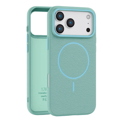 Funda/ Cover Antigolpes con Textura Premium y Carga Magnética para iPhone 14 en Adelante