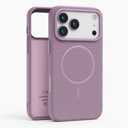 Funda/ Cover Antigolpes con Textura Premium y Carga Magnética para iPhone 14 en Adelante