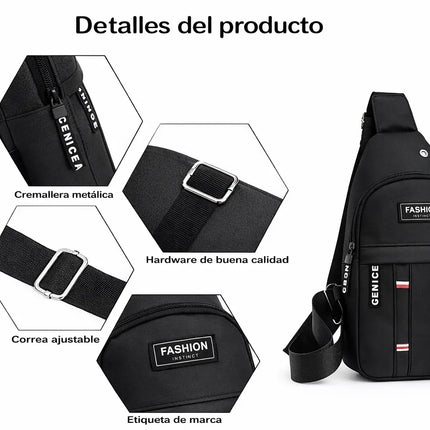 Bolsa de Pecho Unisex Compacta para Uso Diario