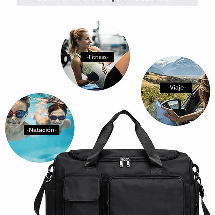 Bolsa de Viaje de Gran Capacidad con Compartimento