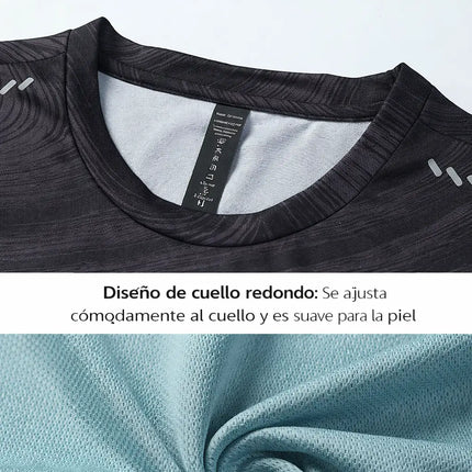 Conjunto Deportivo Unisex de Camiseta y Short de Secado Rápido