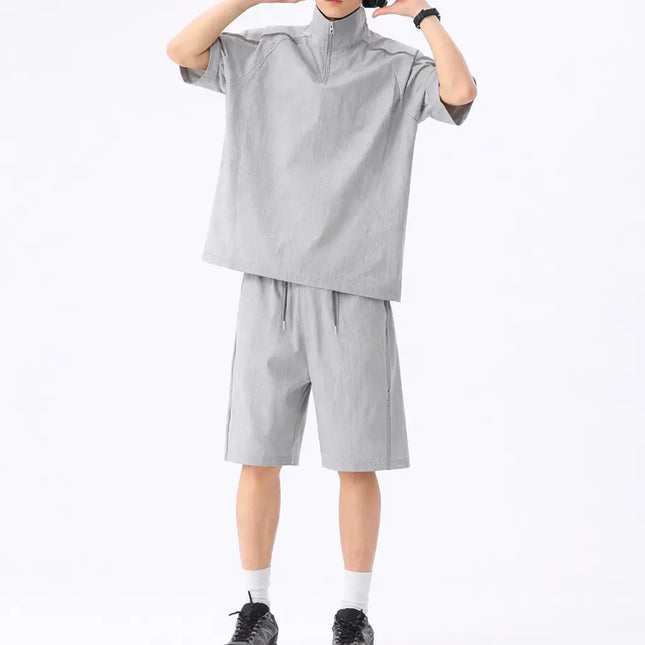 Conjunto Polo y Short para Hombre de Tela Transpirable