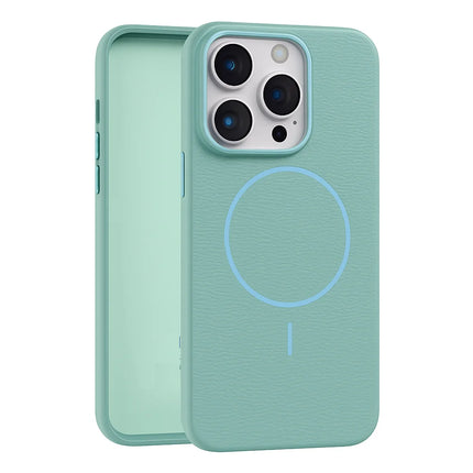 Funda/ Cover Antigolpes con Textura Premium y Carga Magnética para iPhone 14 en Adelante
