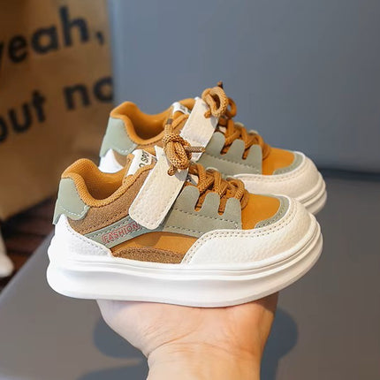 Tenis Infantiles Unisex con Cordones y Velcro