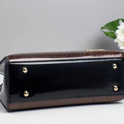 Cartera Femenina Elegante con Doble Asa y Correa para Hombro