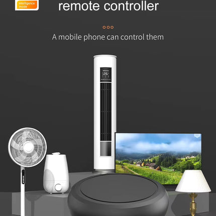 Smart WiFi IR/RF Hub Universal Todo-en-Uno | Control Remoto para TV, A/C, Luces y Cortinas | Compatible con Alexa y Google Home | Control por Voz