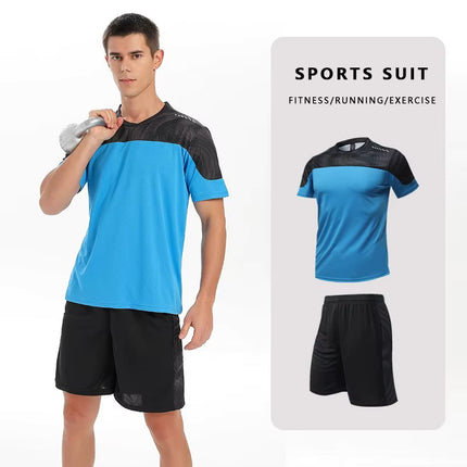 Conjunto Deportivo Unisex de Camiseta y Short de Secado Rápido