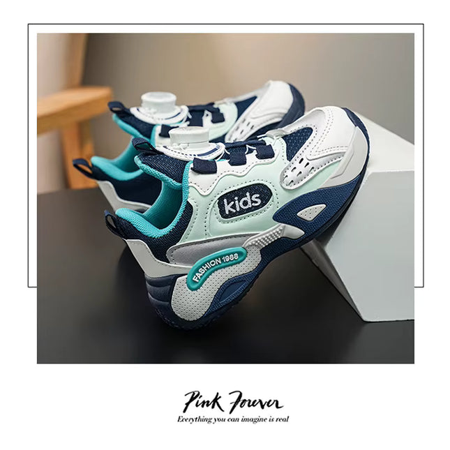 Tenis Running para Niños con Cierre Giratorio y Suela MD-TPR