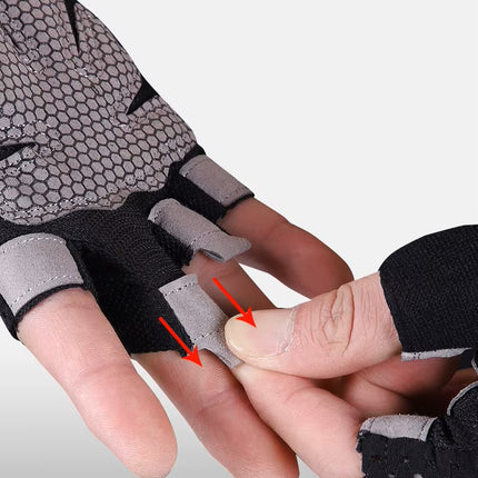 Guantes Deportivos con Soporte de Muñeca y Palma Antideslizante