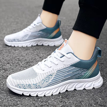 Tenis de Punto Fly Knit con Suela Flexible y Amortiguación EVA