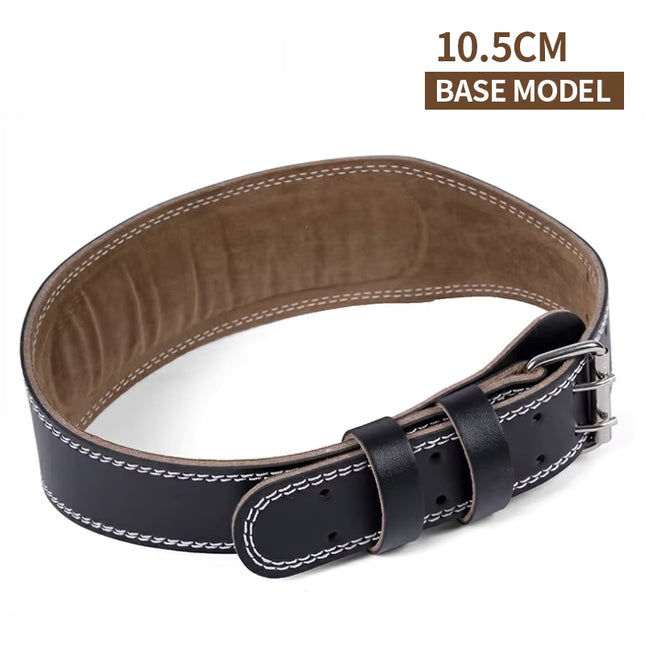 Cinturón de Soporte Lumbar en Cuero para Entrenamiento