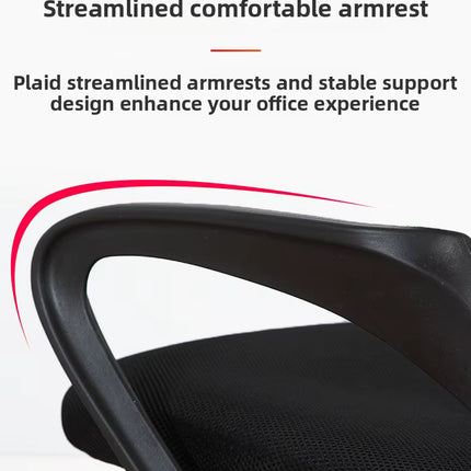 Silla de Oficina Elevadora con Respaldo Mesh y Base Metálica