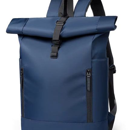 Mochila Portátil Tipo Roll-Top con Compartimento para Laptop