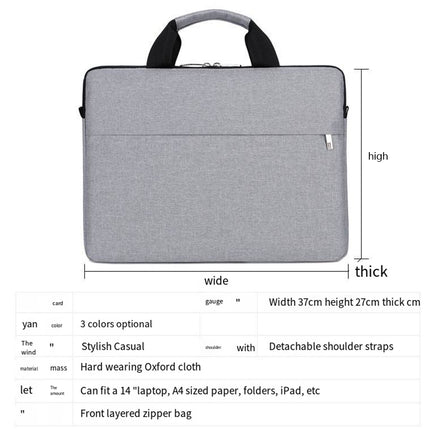 Bolsa para Laptop de Perfil Delgado con Compartimentos Funcionales