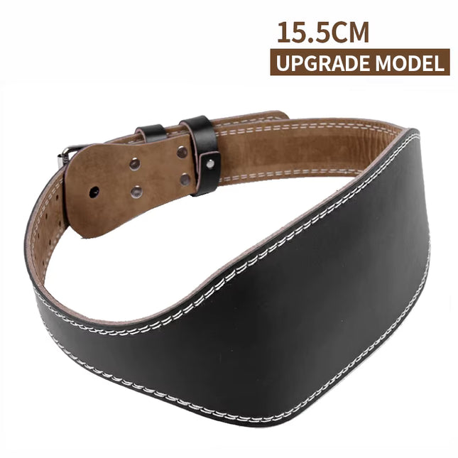 Cinturón de Soporte Lumbar en Cuero para Entrenamiento