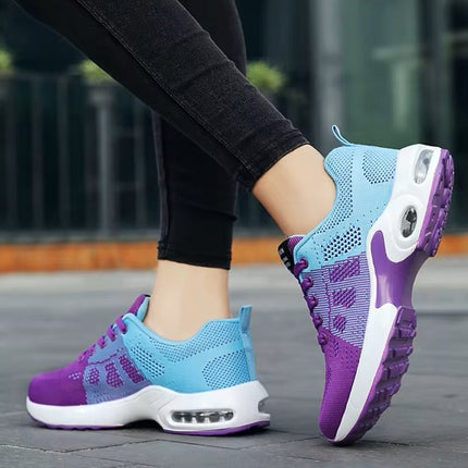Zapatillas Femeninas Deportivas Transpirables de Malla para Correr y Caminar