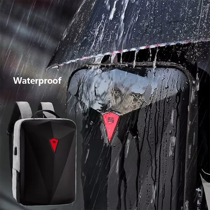 Mochila Antirrobo para Laptop con Diseño Geométrico