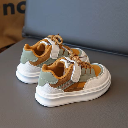 Tenis Infantiles Unisex con Cordones y Velcro
