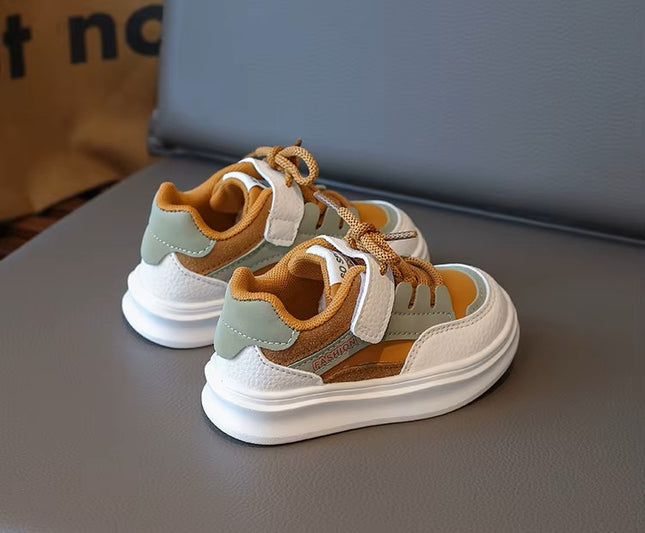 Tenis Infantiles Unisex con Cordones y Velcro