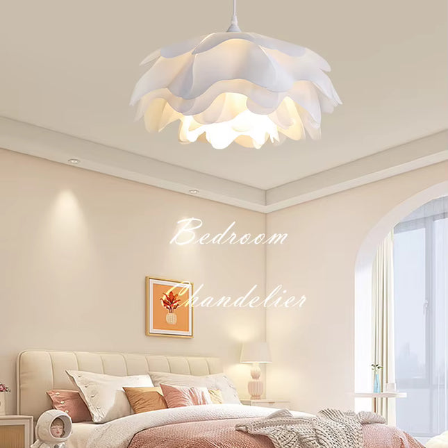 Lámpara Colgante Decorativa con Pétalos Acrílicos