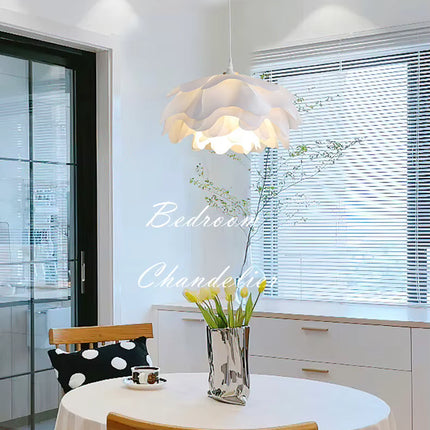 Lámpara Colgante Decorativa con Pétalos Acrílicos