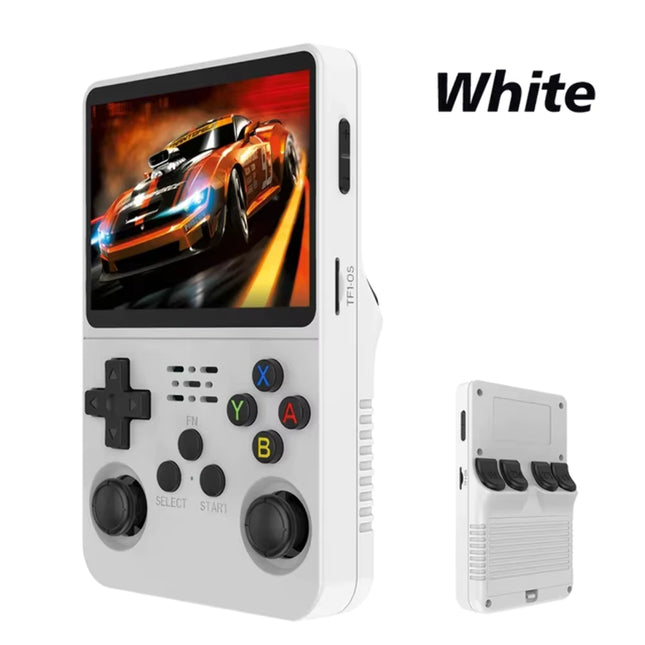Consola de Juegos Retro Portátil R36S, Sistema Linux de Código Abierto, Pantalla IPS de 3.5'', Consola de Videojuegos Portátil de 64 GB