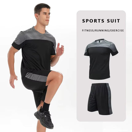 Conjunto Deportivo Unisex de Camiseta y Short de Secado Rápido