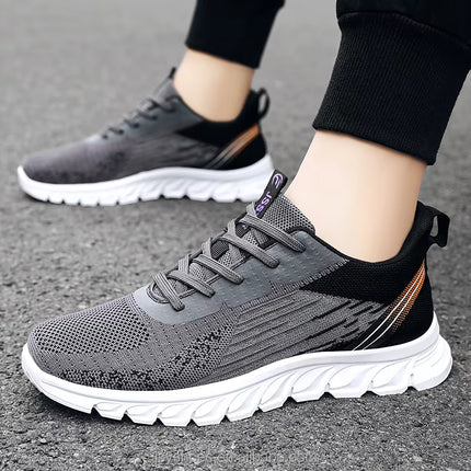 Tenis de Punto Fly Knit con Suela Flexible y Amortiguación EVA