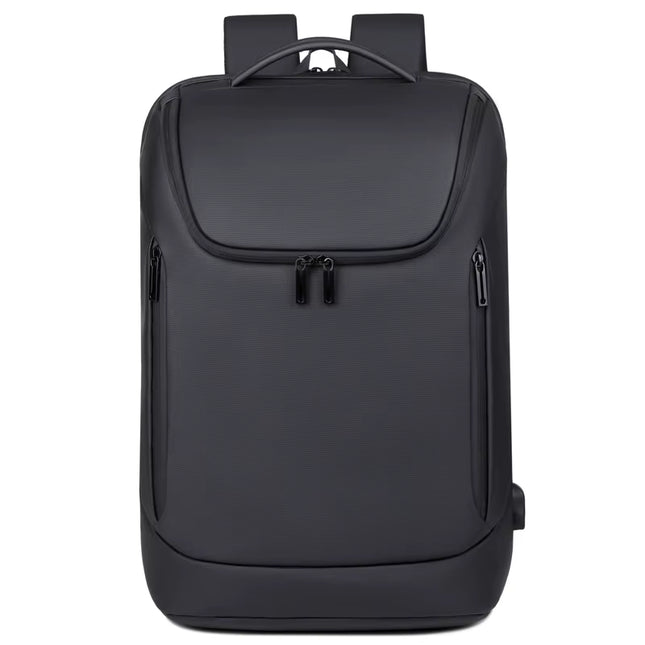 Mochila Portátil Impermeable con Puerto USB y Compartimento para Laptop