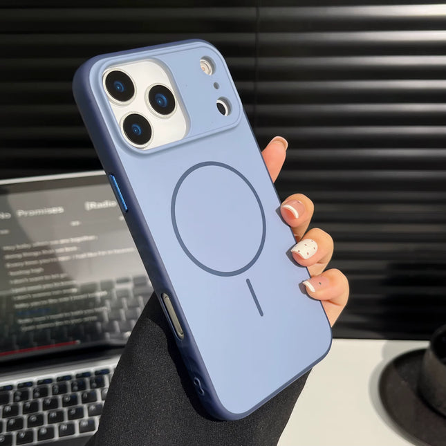 Funda Magnética Antigolpes para iPhone 16 Pro Max – Cover Estilo INS con Anillo Magnético y Diseño Moderno