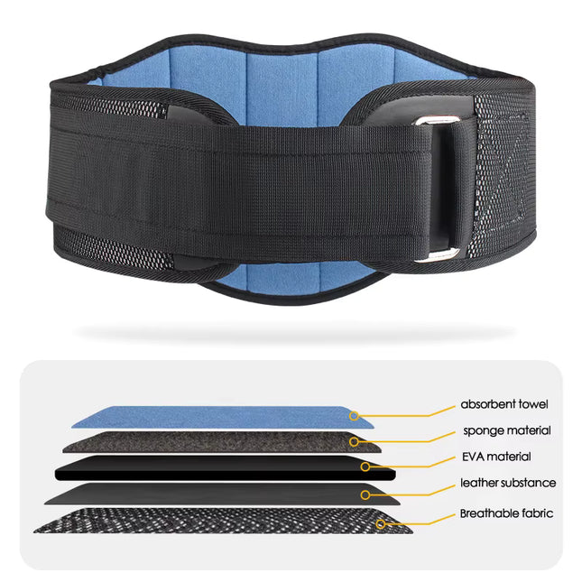 Cinturón de Soporte Lumbar Deportivo Ajustable de Neopren