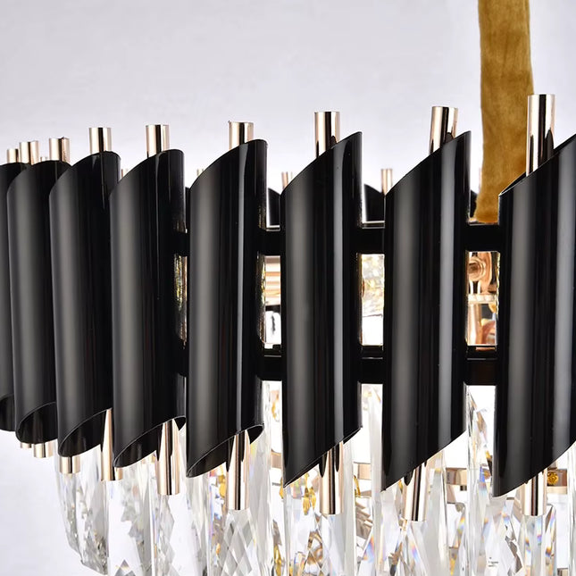 Lámpara de Techo Tipo Araña con Cristales Facetados 60cm