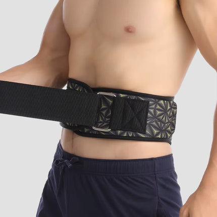 Cinturón de Levantamiento de Pesas con Soporte Lumbar Reforzado