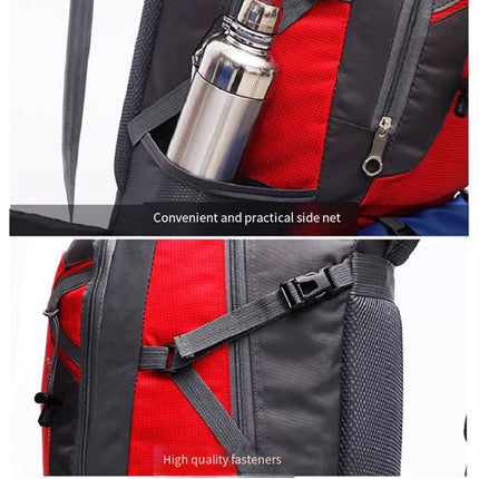 Mochila de Senderismo 60L Impermeable con Sistema de Hidratación