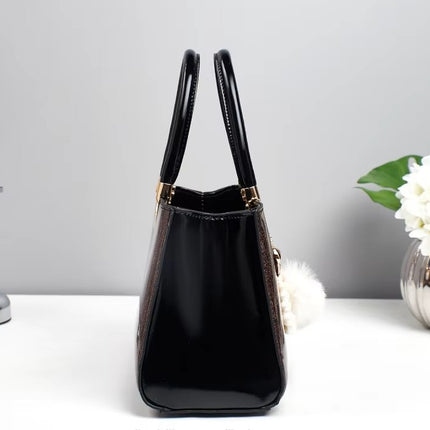 Cartera Femenina Elegante con Doble Asa y Correa para Hombro