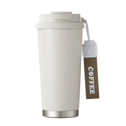 Vaso de Viaje Térmica de 500ml con Tapa y Correa