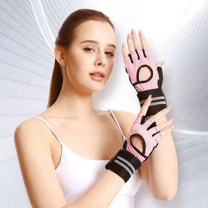 Guantes Deportivos con Soporte de Muñeca y Palma Antideslizante