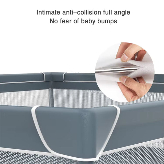 Corralito Multifuncional de Seguridad Certificada para Bebés de 6-24 Meses 120*120cm