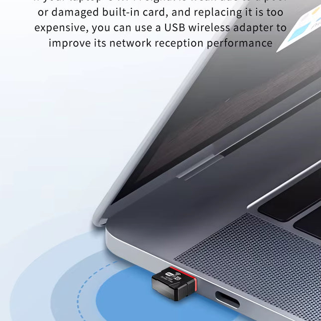 Adaptador WiFi 6 AX300 USB – Ultra Rápido, Driver Free